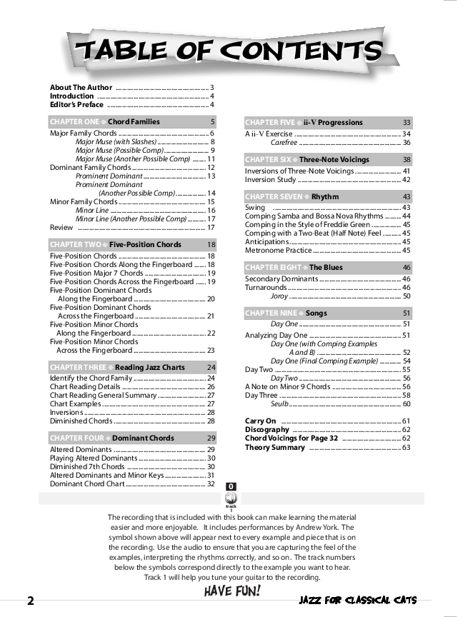 Jazz Guitar For Classical Catsharmony Sheet Music (SKU 18471) Stanton's Sheet Music
