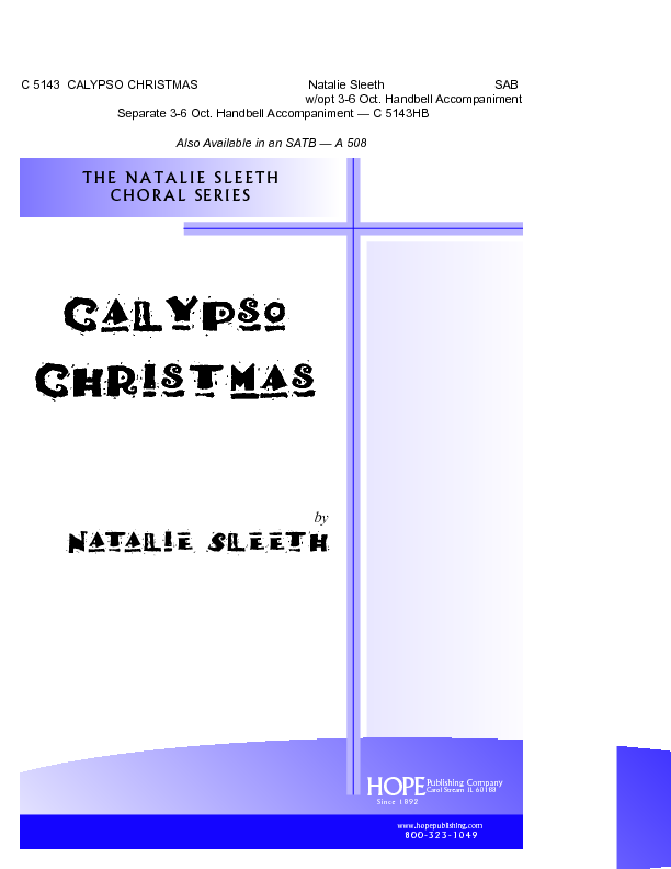 Calypso Christmas Sheet Music by Natalie Sleeth (SKU C5143) Stanton