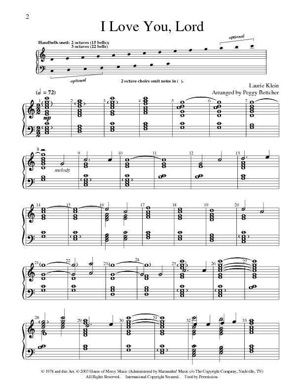 Easy To Ring Praise & Worship Sheet Music by Peggy Bettcher (SKU 2267