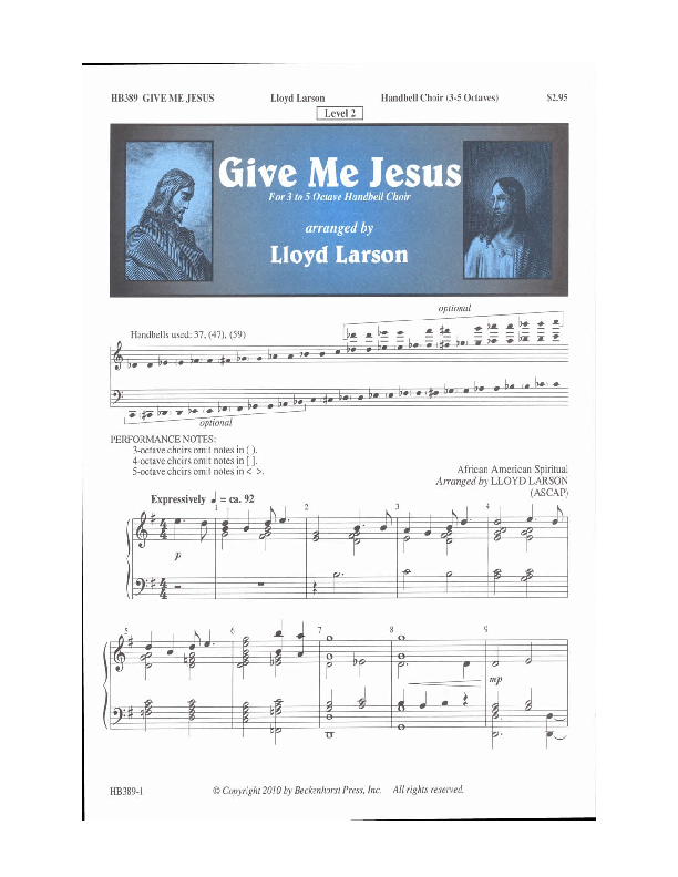 Give Me Jesus