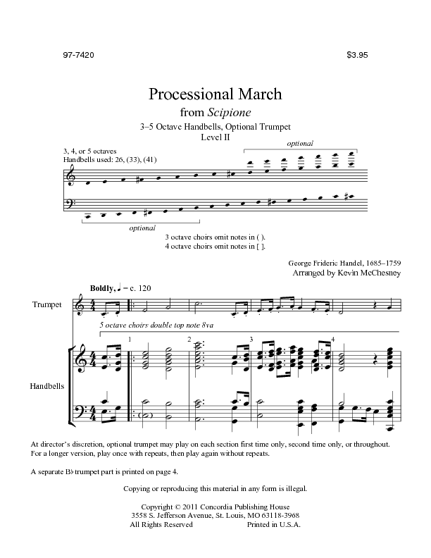 Processional March From Scipione
