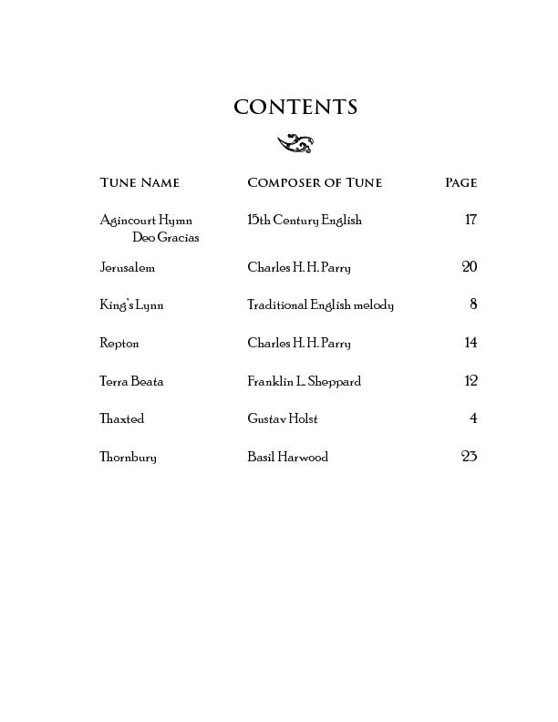 O God Beyond All Praising Sheet Music by Charles Callahan (SKU MSM10