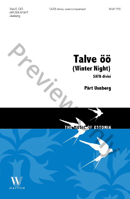 Talve Oo (Winter Night)